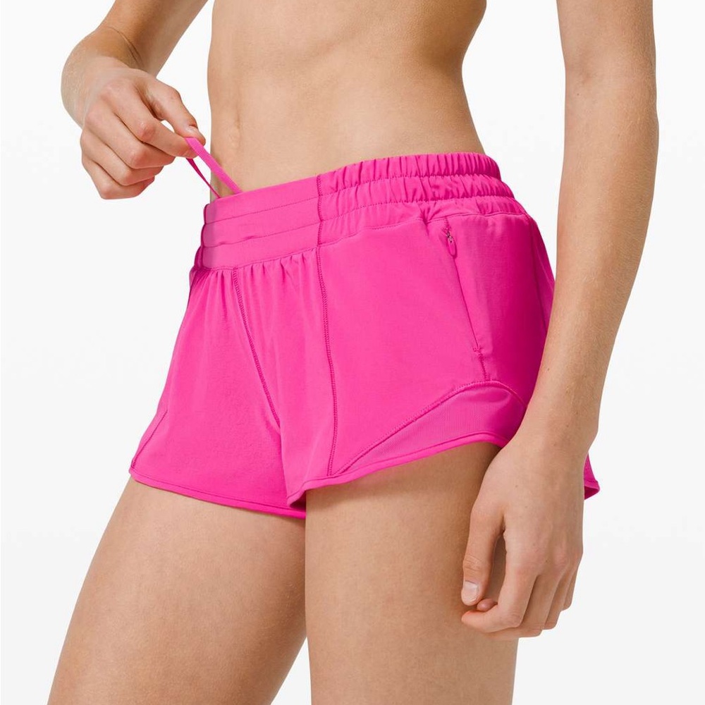 Lululemon Hotty Hot Sonic Pink Shorts